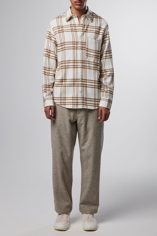 Camicia Arne - Bianco e marrone