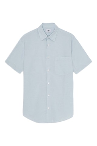 Camicia in lino Eric - Celeste