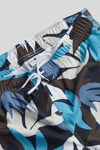 Shorts Print - Nero e celeste