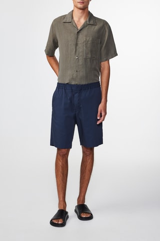Shorts in cotone bio Seb - Navy