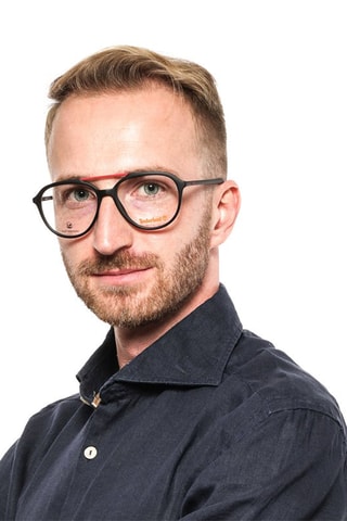 Lunettes de vue homme - Timberland - Noir et rouge