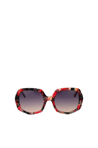 Lunettes de soleil femme - Catégorie 3 - Comma - Noir, rouge et violet