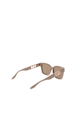 Zonnebril Dames - Bruin Categorie 2 - Trussardi - Beige en goudkleurig
