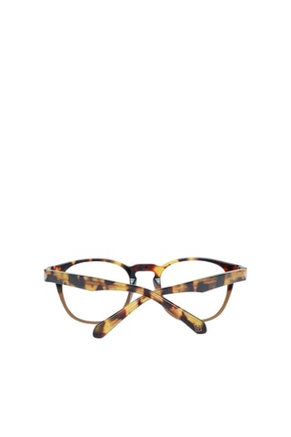 Lunettes de vue homme - Gant - Noir, marron, orange et argenté