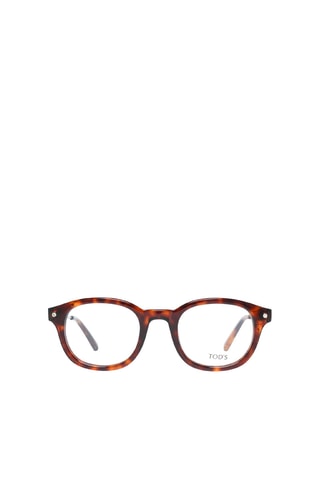 Lunettes de vue mixte - Tod's - Noir, marron, orange et argenté