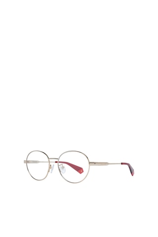 Lunettes de vue homme - Verres polarisés amovibles - Catégorie 2 - Polaroid - Rouge, rose, doré et gris