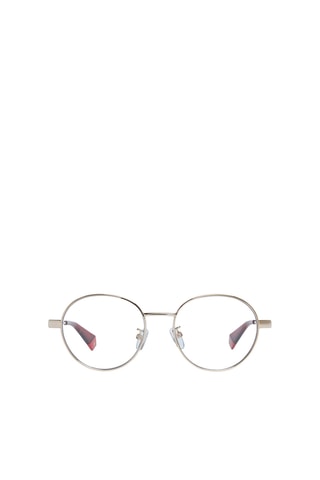Lunettes de vue homme - Verres polarisés amovibles - Catégorie 2 - Polaroid - Rouge, rose, doré et gris