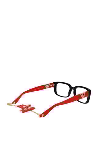 Lunettes de vue femme - Guess - Noir, rouge et doré