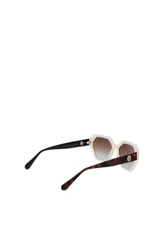 Lunettes de soleil femme - Verres effet miroir - Catégorie 3 - Comma - Blanc