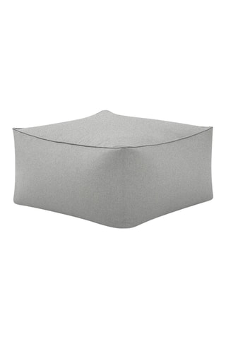 Pouf pour canapé de jardin modulable Riviera - Gris clair
