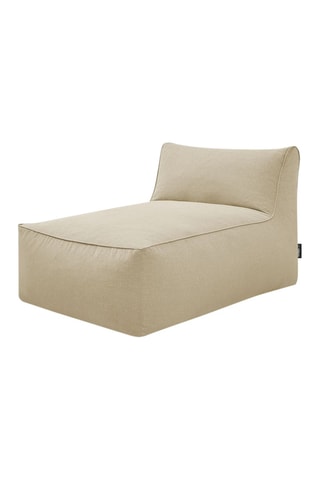 Méridienne pour canapé de jardin modulable Riviera - Beige