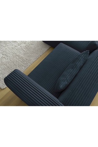 Canapé d'angle gauche Harry Bleu foncé