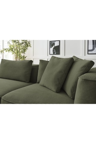 Canapé et pouf Leopold Vert clair