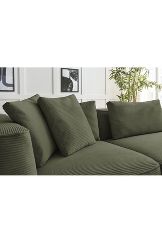 Canapé et pouf Leopold Vert
