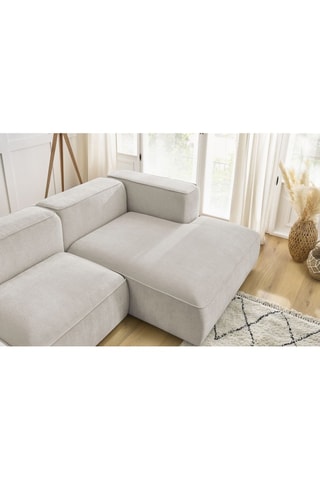 Canapé d'angle droit Zephyr - Beige