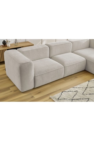 Canapé d'angle droit Zephyr - Beige