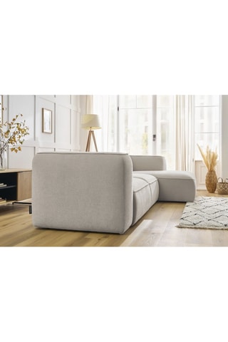 Canapé d'angle droit Zephyr - Beige