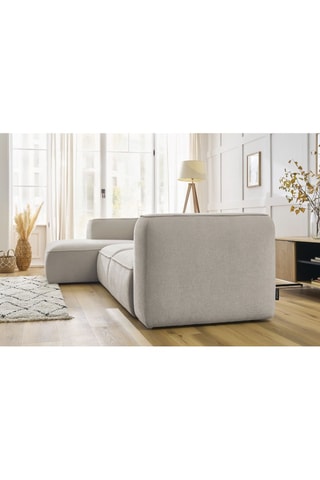 Canapé d'angle gauche Zephyr - Beige