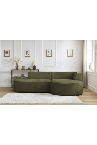 Canapé d'angle droit Rousseau - Vert