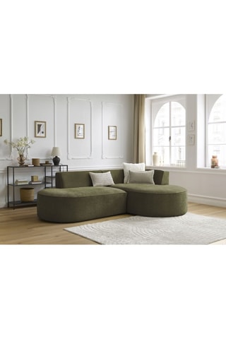 Canapé d'angle droit Rousseau - Vert