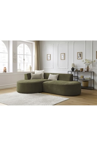 Canapé d'angle gauche Rousseau - Vert