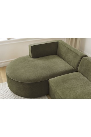 Canapé d'angle gauche Rousseau - Vert