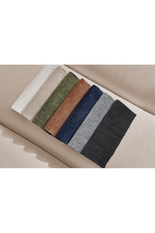 Canapé d’angle droit Talia - Beige - 3 places - En tissu chiné