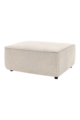 Pouf pour canapé modulable Nihad - Crème