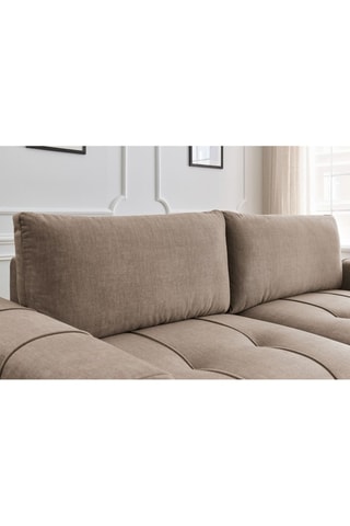 Canapé convertible Arsene - Taupe - Couchage 190 x 155 cm