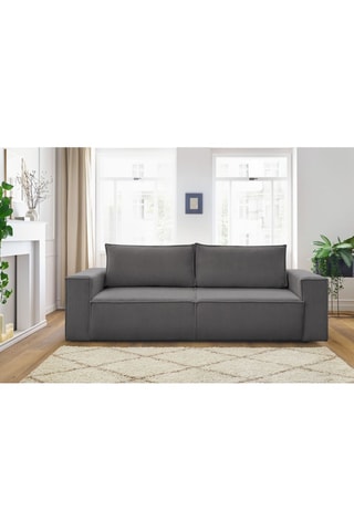 Canapé Nihad - Gris foncé