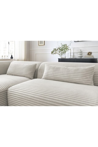 Canapé d'angle gauche Harry Beige