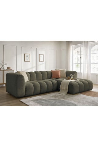 Canapé d'angle droit  Talia - Vert