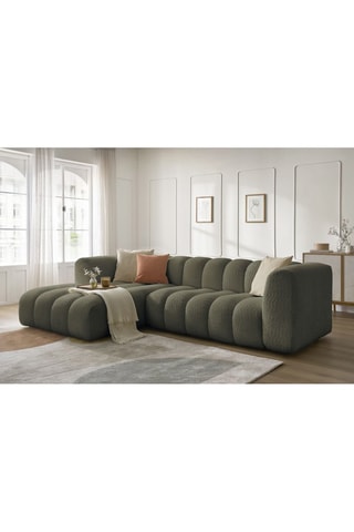 Canapé d'angle gauche  Talia - Vert