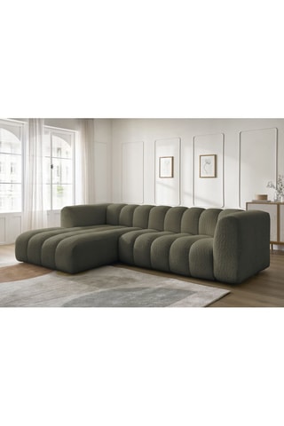 Canapé d'angle gauche  Talia - Vert