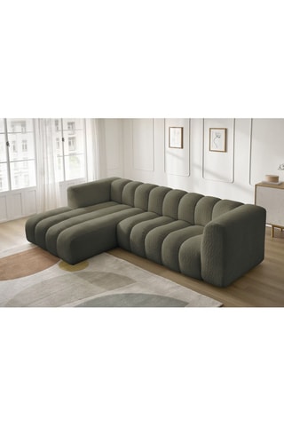 Canapé d'angle gauche  Talia - Vert