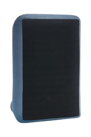 Méridienne Riviera - Bleu - En tissu chiné déperlant