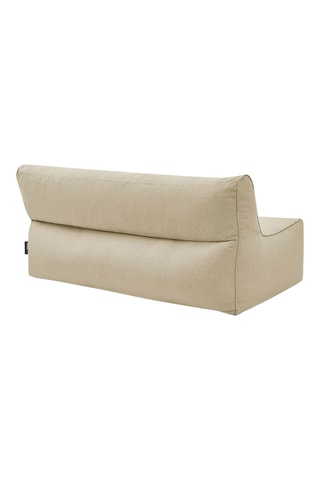 Chauffeuse Riviera - Beige - 2 places - En tissu lisse déperlant