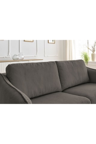 Canapé convertible Lenny - Taupe - Couchage 133 x 195 cm