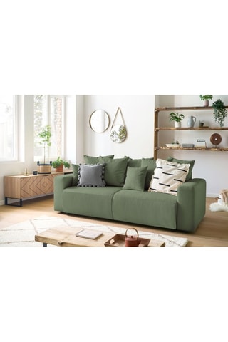 Canapé convertible Envy - Vert - Couchage 152 x 190 cm