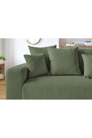 Canapé convertible Envy - Vert - Couchage 152 x 190 cm