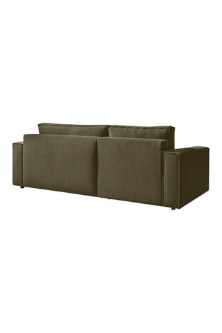 Canapé d'angle réversible convertible Nihad - Vert - Couchage 231 x 130 cm