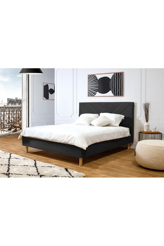 Lit Romane - Gris foncé