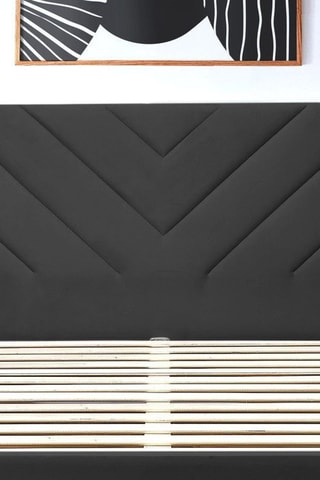 Lit Romane - Gris foncé