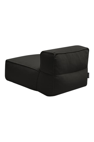 Chauffeuse de jardin Giulia - Noir - 1 place - En tissu lisse