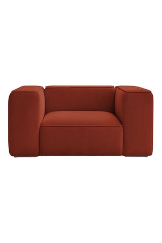 Fauteuil Zephyr - Orange - En tissu texturé