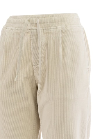 Pantalon droit en velours  - Beige