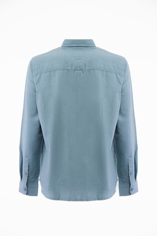 Chemise en lin - Bleu