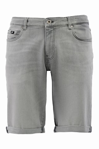 Short en jean - Gris