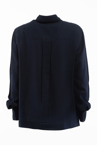 Chemise en lin - Bleu marine