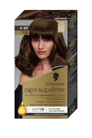 Coloration cheveux oléo suprême - 4.60 châtain doré - 115 g